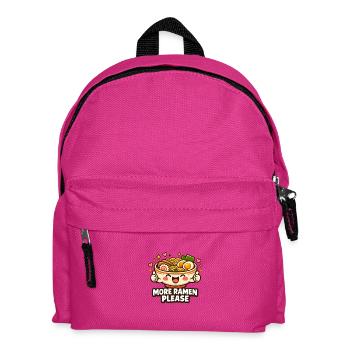 Niedliche Ramen Nudeln Bowl - Kinder Rucksack - Fuchsia - Vorne
