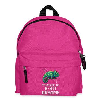 Dreams 8 Bits Propulsés – Pixel Chameleon - Sac à dos Enfant - fuchsia - Devant
