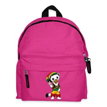 Hermine rasta BB - Kinder Rucksack - Fuchsia - Vorne