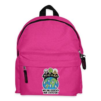 Oben lachen sie sich kaputt - Kinder Rucksack - Fuchsia - Vorne