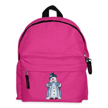 feiner Schneemann - Kinder Rucksack - Fuchsia - Vorne