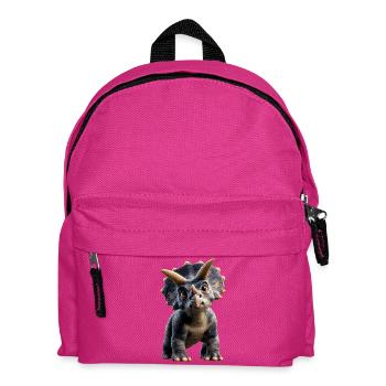 Triceratops Dinosaur Dinos Triceratops Dino - Kids' Backpack - fuchsia - Front