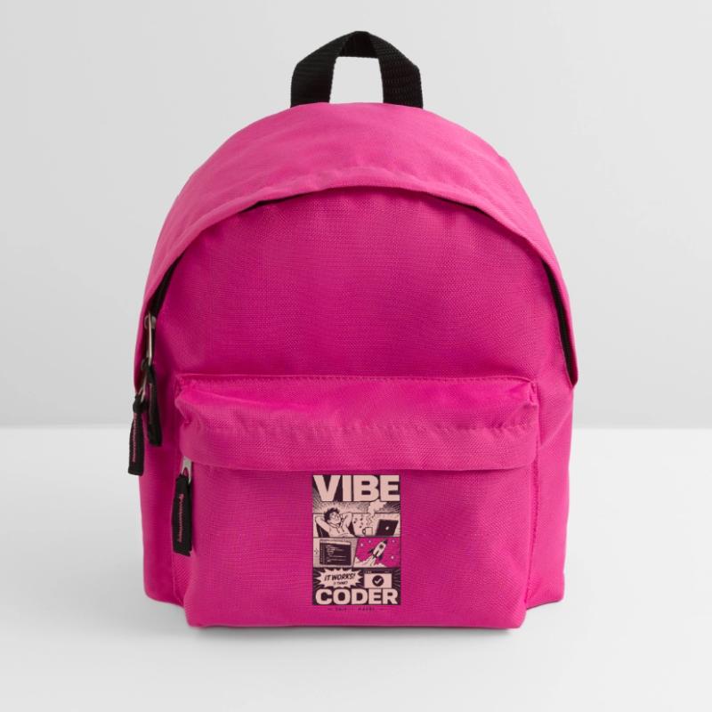 Vibe Coder Programmeur Humour Sac à dos Enfant