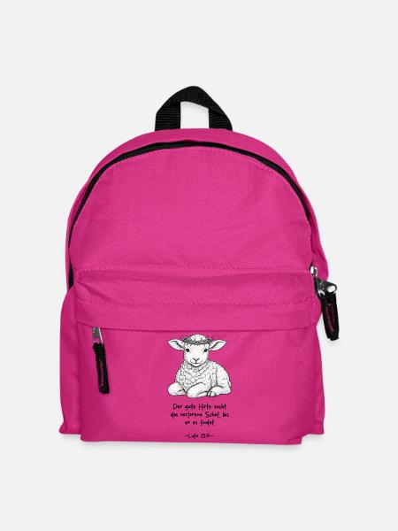 Lamm Gottes – Jesus Christus - Kinder Rucksack - Fuchsia