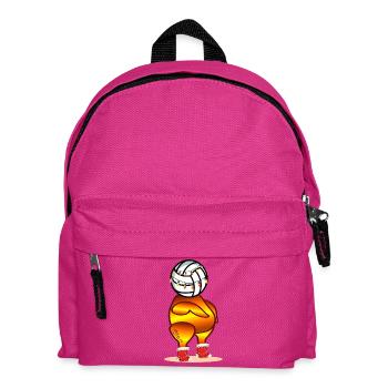CHRISTMAS VOLLEYBALL ROAST CHICKEN - Kids' Backpack - fuchsia - Front