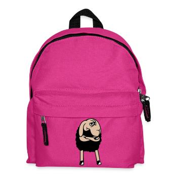 Black Sheep Crossed Arms Insulted Sour - Kids' Backpack - fuchsia - Front