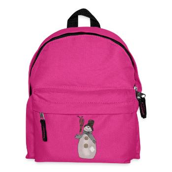 Schaebiger_Schneemann - Kinder Rucksack - Fuchsia - Vorne