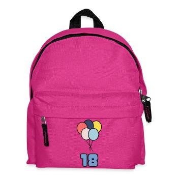 18. 18 ANS. 18e ANNIVERSAIRE. ANNIVERSAIRE 18 ANS. - Sac à dos Enfant - fuchsia - Devant