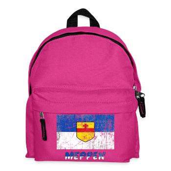 Stadtfahne Meppen city flag drapeau flag - Kids' Backpack - fuchsia - Front
