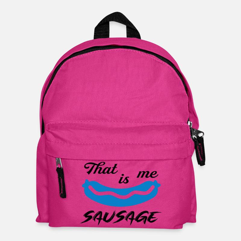 That is me sausage - Kids' Backpack - fuchsia