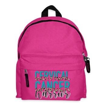 Gebärmutterhalskrebs HPV Cervical Cancer Warrior - Kids' Backpack - fuchsia - Front