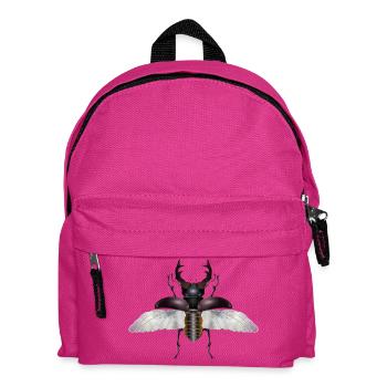 magnifique cerf-volant mâle avec des ailes - Sac à dos Enfant - fuchsia - Devant
