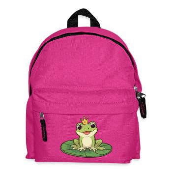 Prince Grenouille sur le Nénuphar - Sac à dos Enfant - fuchsia - Devant