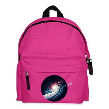 Milky Way Galaxy Spiral Vortex - Kids' Backpack - fuchsia - Front