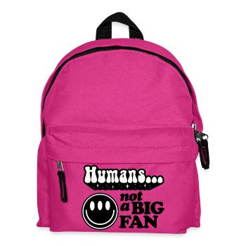 Humains Sourire Design Rétro - Sac à dos Enfant - fuchsia - Devant