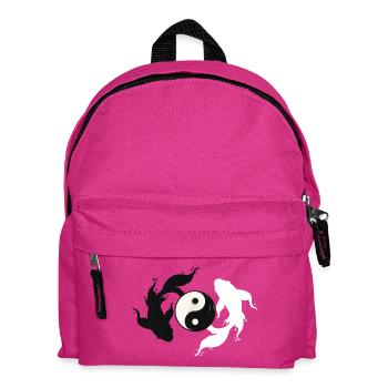 Yin und Yang Harmonie - Kinder Rucksack - Fuchsia - Vorne