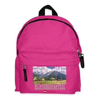 Kleinwalsertal Allgäu in Österreich Souvenir - Kinder Rucksack - Fuchsia - Vorne