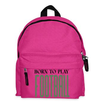 Elongated Football Glyphs - Kids' Backpack - fuchsia - Front
