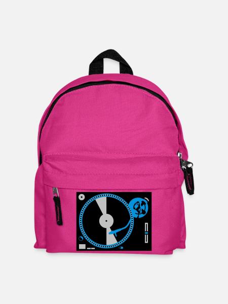 turntables - Kids' Backpack - fuchsia