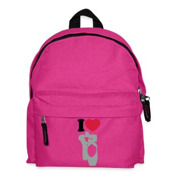 I love ballet - J'aime le ballet - Sac à dos Enfant - fuchsia - Devant