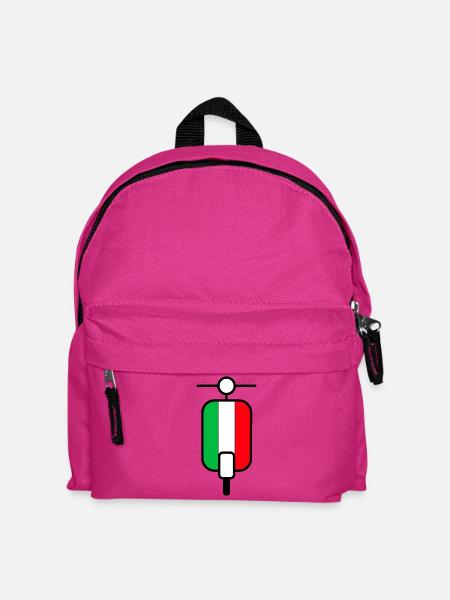 Scooter Roller Italien - Kinder Rucksack - Fuchsia