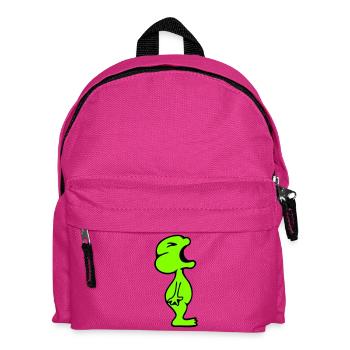 Frog screaming angry angry unhappy angry - Kids' Backpack - fuchsia - Front
