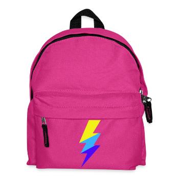 TriColor Neon-Strahl - Kinder Rucksack - Fuchsia - Vorne