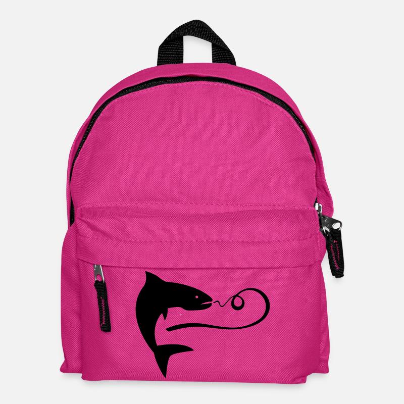 angeln - Kinder Rucksack - Fuchsia