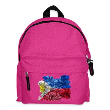 Vintage Flag Philippines - Sac à dos Enfant - fuchsia - Devant