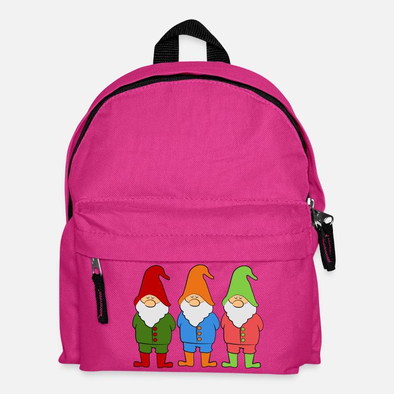 Wichtel Zwerge - Kinder Rucksack - Fuchsia