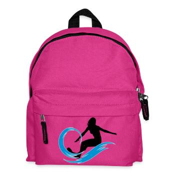 surfer - Kids' Backpack - fuchsia - Front