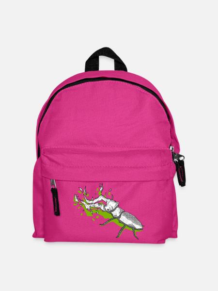 grüner drachen - Kinder Rucksack - Fuchsia