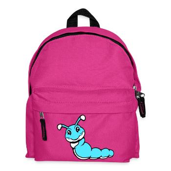 Caterpillar sweet sweet little smiles friendly happy - Kids' Backpack - fuchsia - Front