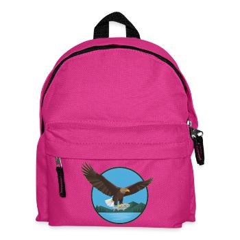 Aigle à queue blanche - Sac à dos Enfant - fuchsia - Devant