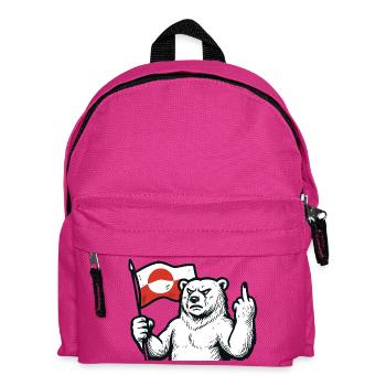 Greenland Is Not For Sale - Kids' Backpack - fuchsia - Front