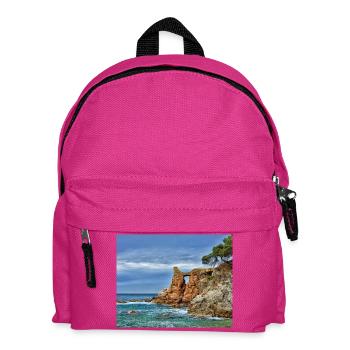 Arche marine près de la falaise - Sac à dos Enfant - fuchsia - Devant