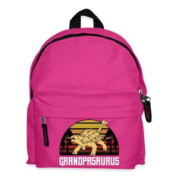 Grandparsaurus Sunset Dino Imprimé - Sac à dos Enfant - fuchsia - Devant