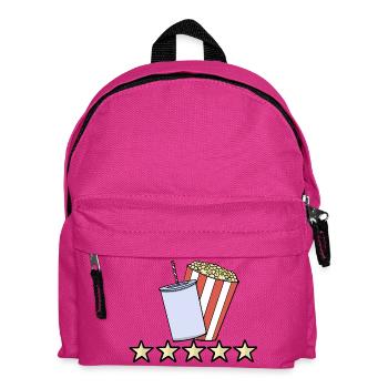 5 Star Movie Night Cinema Popcorn And Soda Review - Kids' Backpack - fuchsia - Front
