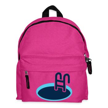 Eisbad Pool Schwimm Logo - Kinder Rucksack - Fuchsia - Vorne