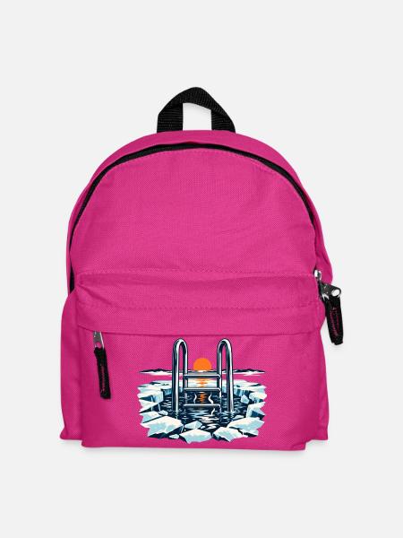 Einstieg ins Eis - Kinder Rucksack - Fuchsia
