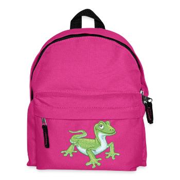 gecko vert - Sac à dos Enfant - fuchsia - Devant