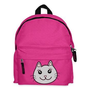Cat Cats - Kids' Backpack - fuchsia - Front