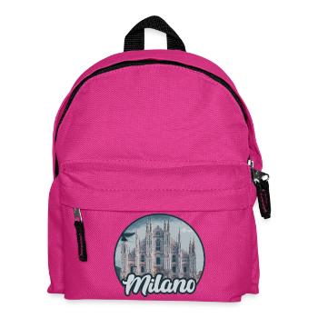 Milano Duomo Skyline - Kids' Backpack - fuchsia - Front