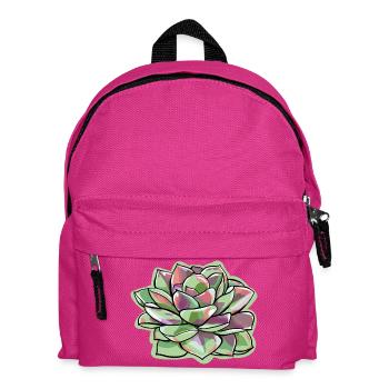 Echeveria Fat Leaf Rosette Succulente - Sac à dos Enfant - fuchsia - Devant