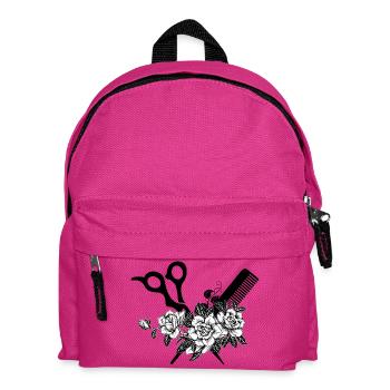 Idee für ein Friseurgeschenk - Kinder Rucksack - Fuchsia - Vorne
