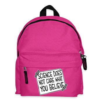 La science se moque de ce que vous croyez Logo des faits - Sac à dos Enfant - fuchsia - Devant
