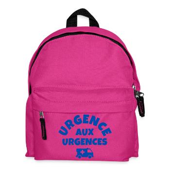 ambulance, urgences, hôpital, urgence aux urgences - Sac à dos Enfant - fuchsia - Devant