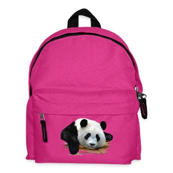 panda - Kids' Backpack - fuchsia - Front