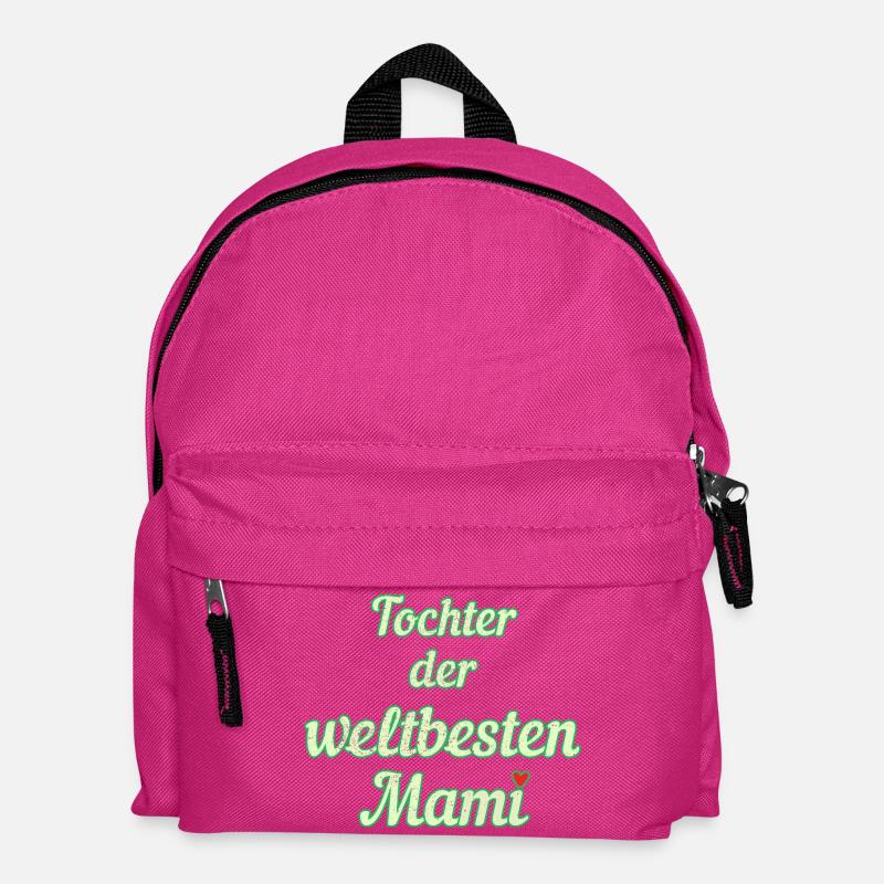 Weltbeste Mami - Kinder Rucksack - Fuchsia