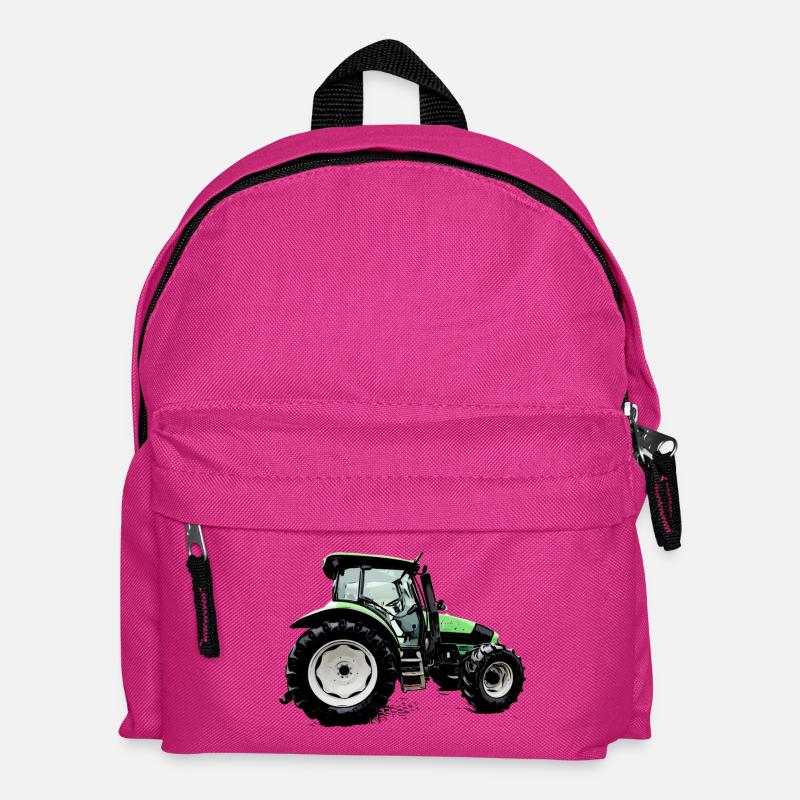Traktor AGROTRON K110 - Kinder Rucksack - Fuchsia